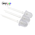 Ultra Imọlẹ 8mm Fall Led Diode Lights 590NM