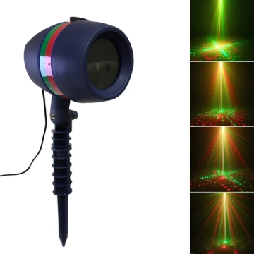 Luci di proiezione natalizia per esterni a led impermeabili per giardino e prato