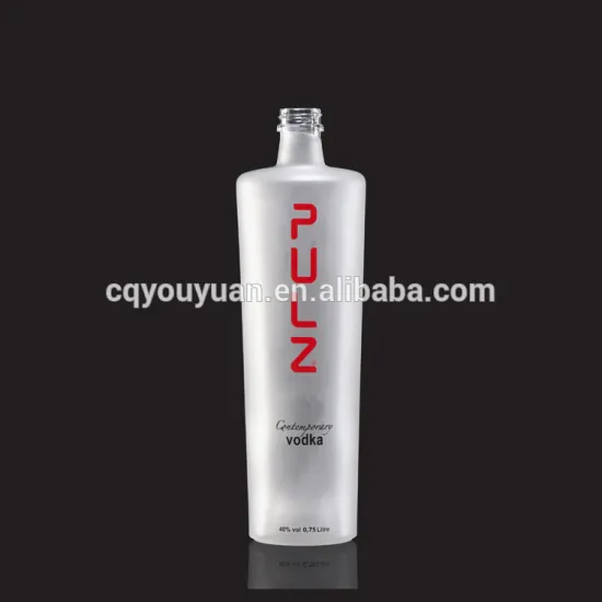 OEM brand round special russian vodka bottle 750ml