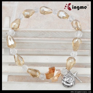 8*10mm crystal catholic rosary bracelet