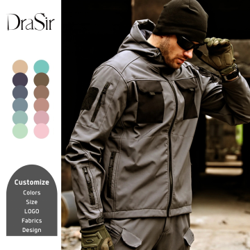 Men's Tactical Outdoor Soft Shell Hunting Jacket - New Arrival Multi-pocket Windproof Jacket