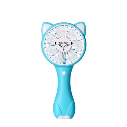 Handheld Electric Small Fox Fan for Bedroom Bathroom