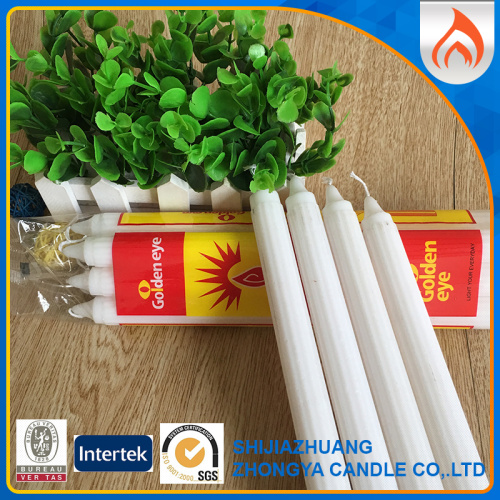 South Africa Big White Household Fluted Candles