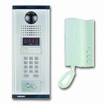 Video Door Phone with Keyboard and Night Illumination to Operate Easily at Night
