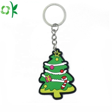 New Decoration Fashion Christmas PVC Keychain