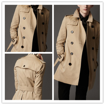 Custom made men Trench coat Tailored Overcoat