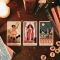 Customadas de la bruja de luna personalizada Oracle Tarot Cards Deck Cards