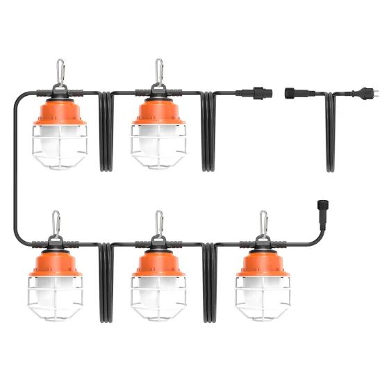 YouLumi 60W Linkable LED Construction String Light