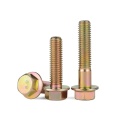 Yellow Zinc Metric Hex Flange Head Machine Screws