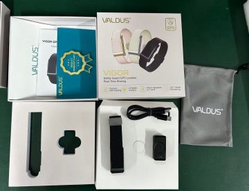 سوار VALDUS VIGOR الذكي GPS، ساعة تعقب الموقع في الوقت الحقيقي مع كشف السقوط، تنبيه الطوارئ SOS، مراقبة الصحة على مدار 24 ساعة
