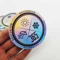 Laser printed UV resistance adhesive label