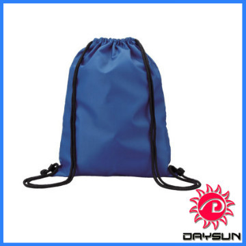 Plaid fabric waterproof drawstring bag