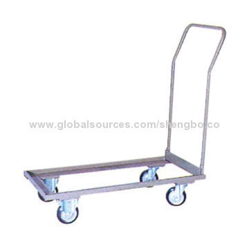 Platform hand truck with 150kg load and 5" caster, own weight 17.5kg