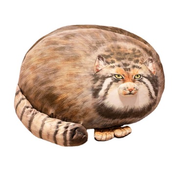 Mainan mewah kucing pallas - bantal kartun mewah adat