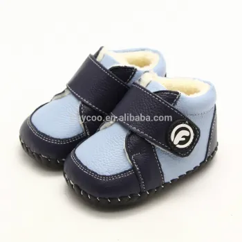 2015 winter Brown Cheap leather baby boot shoes for baby