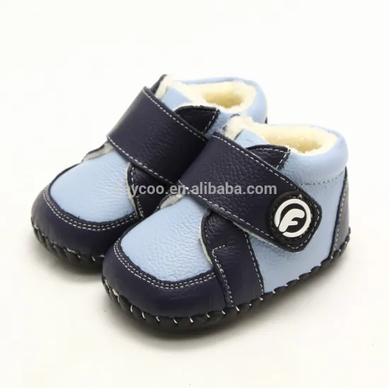 2015 winter Brown Cheap leather baby boot shoes for baby