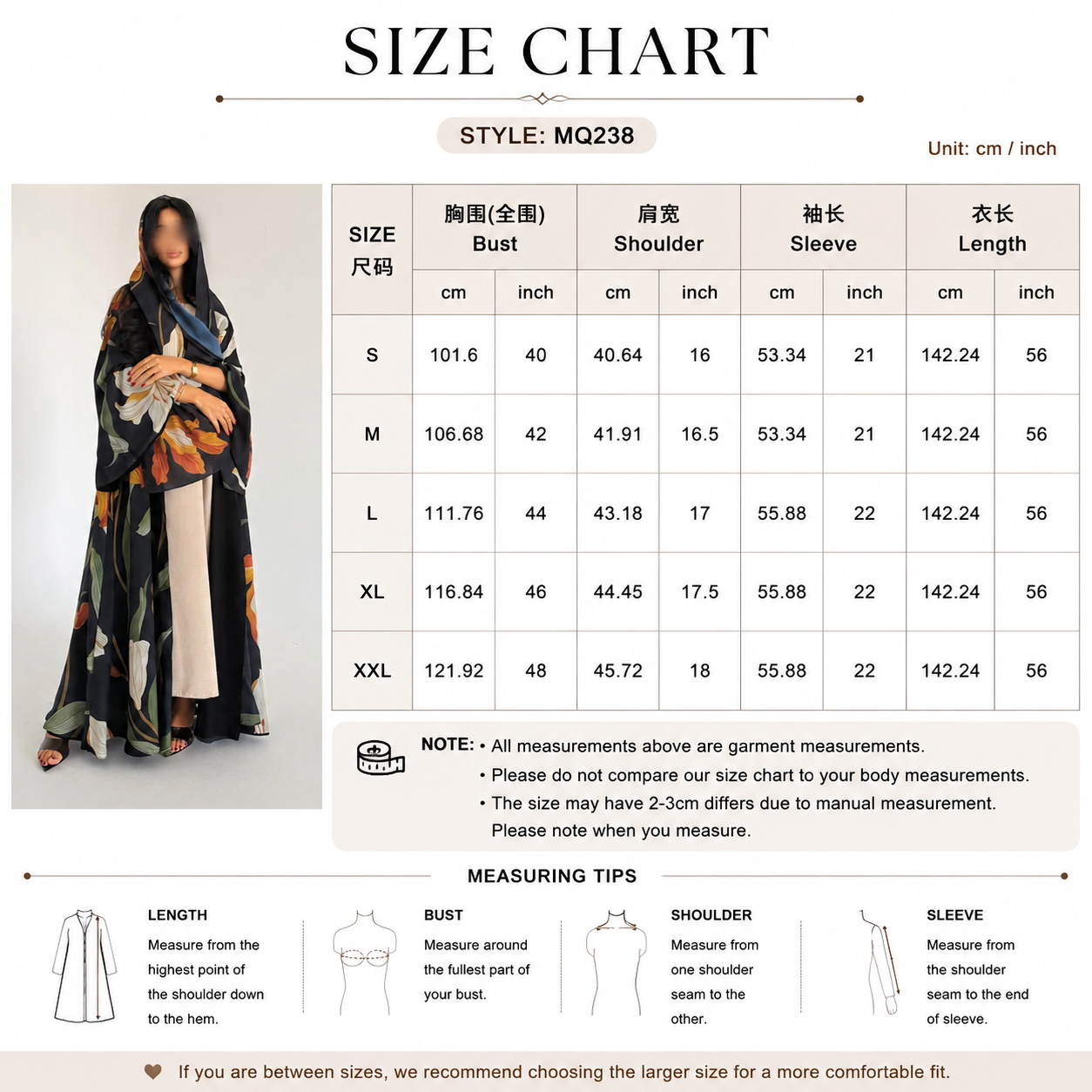 Floral Print Open Kimono Abaya with Hijab