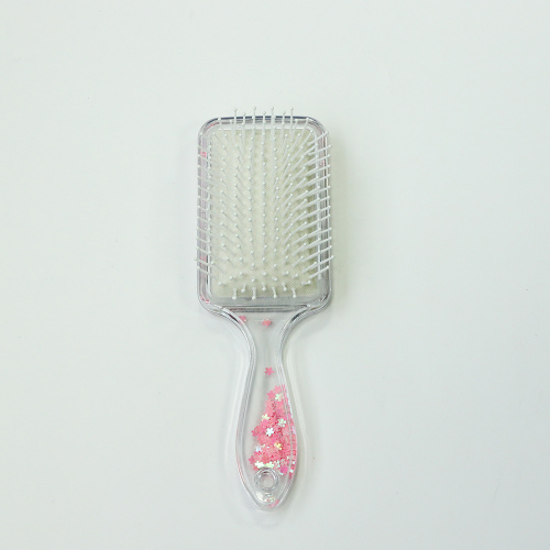 transparent Clear Dry Hair comb Detangling Paddle Brush