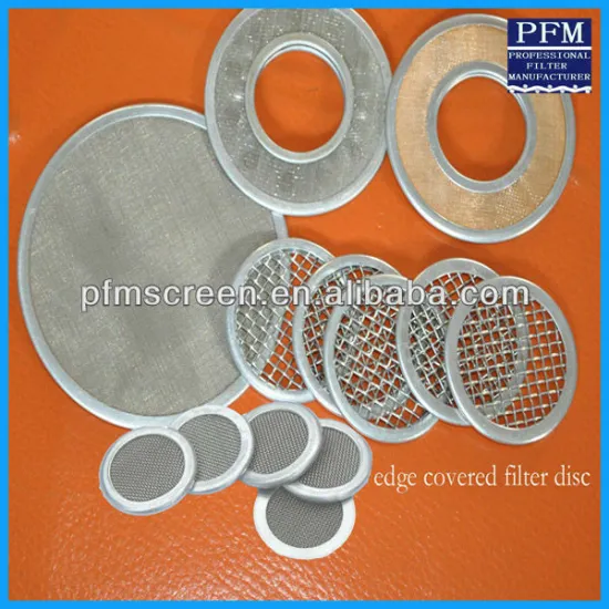 AISI 304 316 Plain weave Filter housing Filter discs