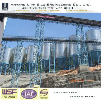 Steel Cement Silo Clinker Silo Cement Grinding Mill