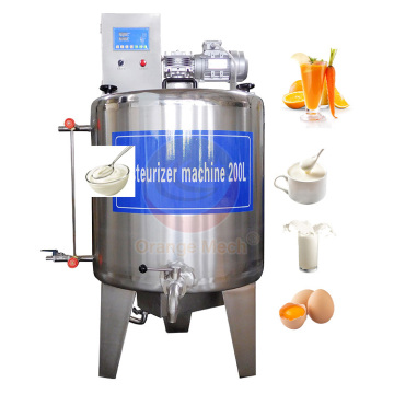 소규모 유제품 요구르트 제조 및 우유 저온 살균 기계 (100L/150L/200L/300L)