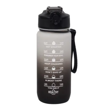 Private Label 600ML BPA Free Frosted Sports Water Bottle with Flip Top Lid
