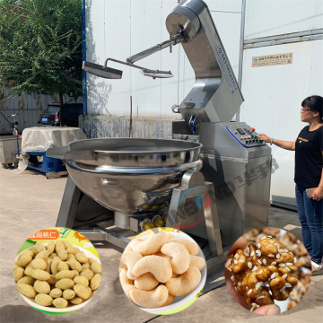 CE Approved Factory Price Automatic Cooking Jacketed Kettle for Candy and Nuts