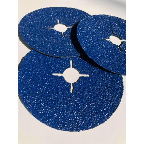 fiber disc 5inch grain zircon thickness 0.8mm