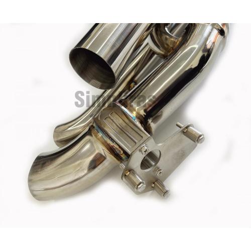 Porsche 992 Carreras 3,0 l Turbo 20-24 Mitte Auspuff