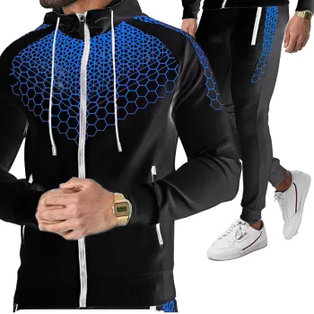 Custom Logo Honeycomb Printed Jogging Trousers Manufacturer