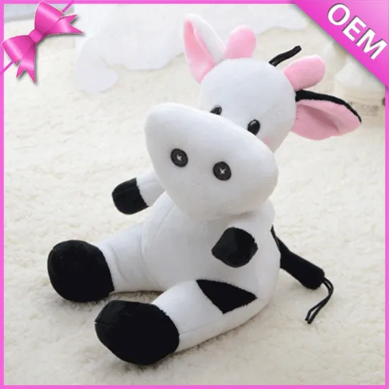 Free stuffed cow toy pattern stuffed animal from china