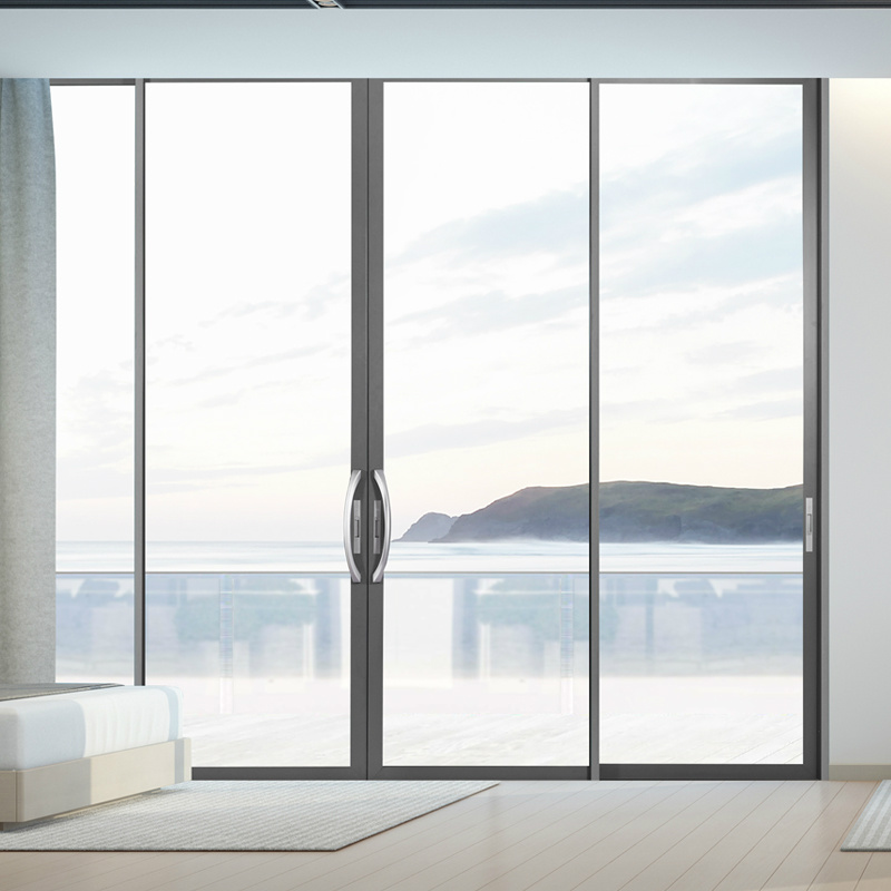 Golden Flower Aluminium Sliding Door-4