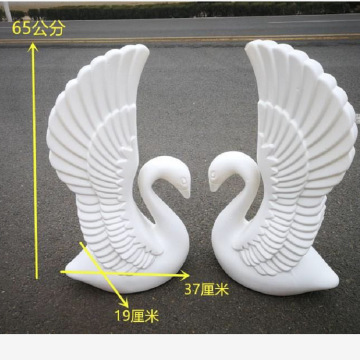 Stylish Wedding Welcome Area & Photo Booth: Romantic White Swan Plastic Roman Column Decoration
