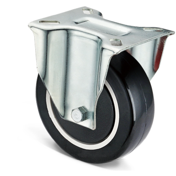 PU fixed casters for electronic instruments