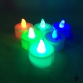 A UAS Led Tealight Candela Luce gialla tremolante