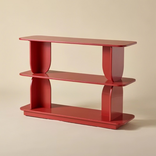 entertainment unit with shelves Wood Floor-Standing Bookshelf 3-Tier Storage Shelf Manufactory