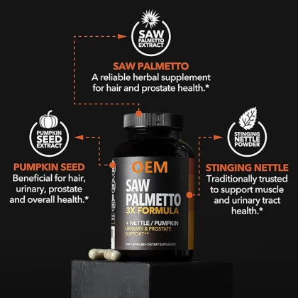 OEM Customized Saw Palmetto Capsule Support Mens Health