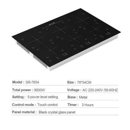 6 Burner Induction Cooktop - Multipurpose Induction Stove & Cooker