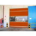 Quick rolling shutter door for smart garage