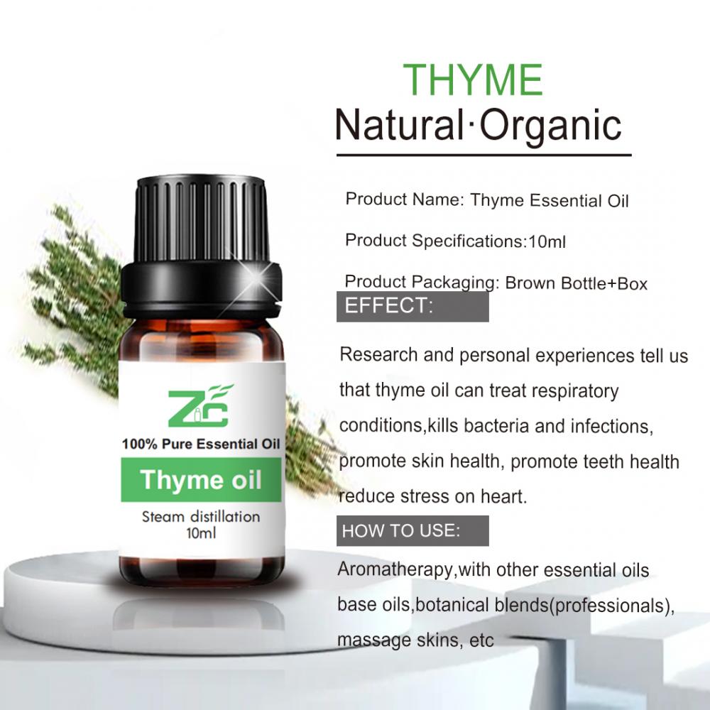 Food Grade Pure Essential Oil Natural Thyme Oil