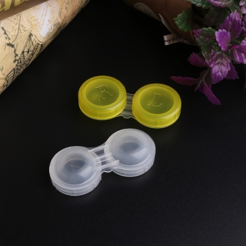10Pcs contact lens L+R cases Storage Holder Soaking Container Travel Accessaries B95F