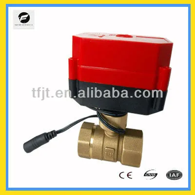 12VDC,24VDC motorized control valve with remote wireless control