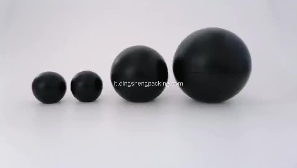 Colore personalizzato vasetto crema plastica cosmetica sfera