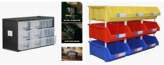 Plastic Parts Bin Box Plastic Drawer Bins
