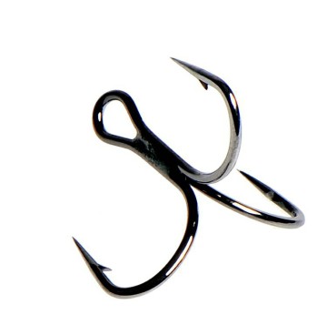 Mustad TG77NP-BN Treble Hook - High Carbon Steel for Ocean Fishing