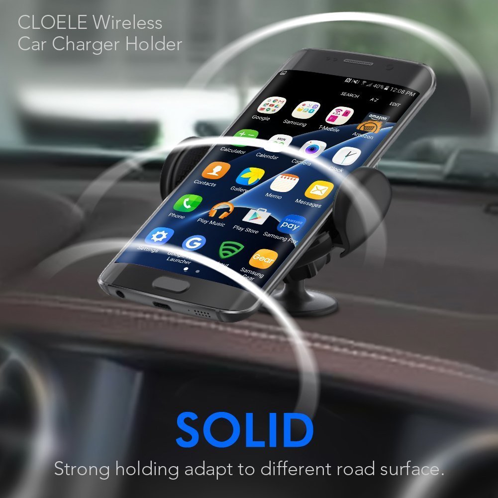Wireless Car Charger with Holder Wireless Car Charger with Holder