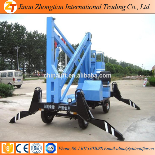 Selfpropelled 12m Articulated Hydraulic Boom Lift, High Quality Self