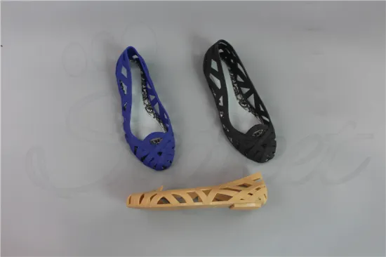 2014 new Pvc flower Shoes