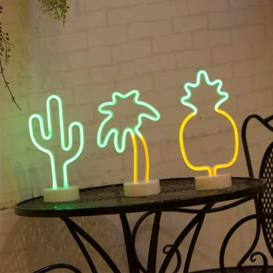 Unicorn Flamingo Lamp: Neon Sign USB LED Decoration for Home Kid Room