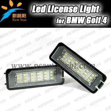 LED LICENSE PLATE LIGHT for VW EOS LUPO PASSAT CC POLO GOLF 4 Golf 5